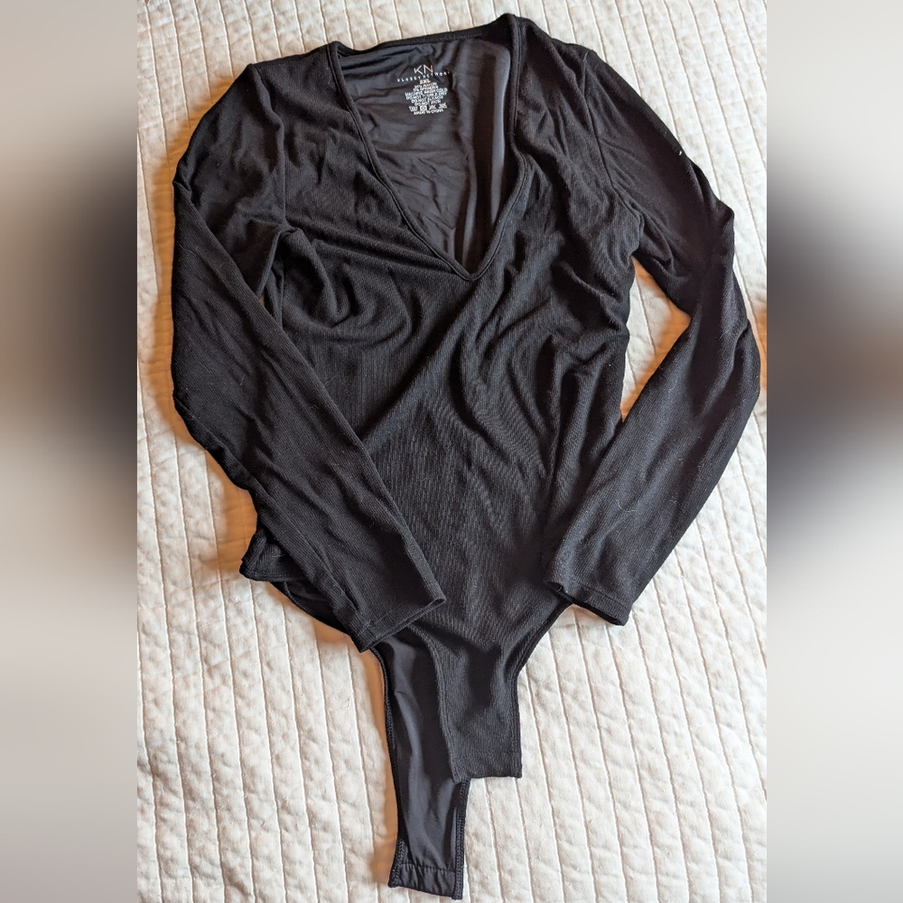 Klassy Network Bramisuit Deep V Black 2XL